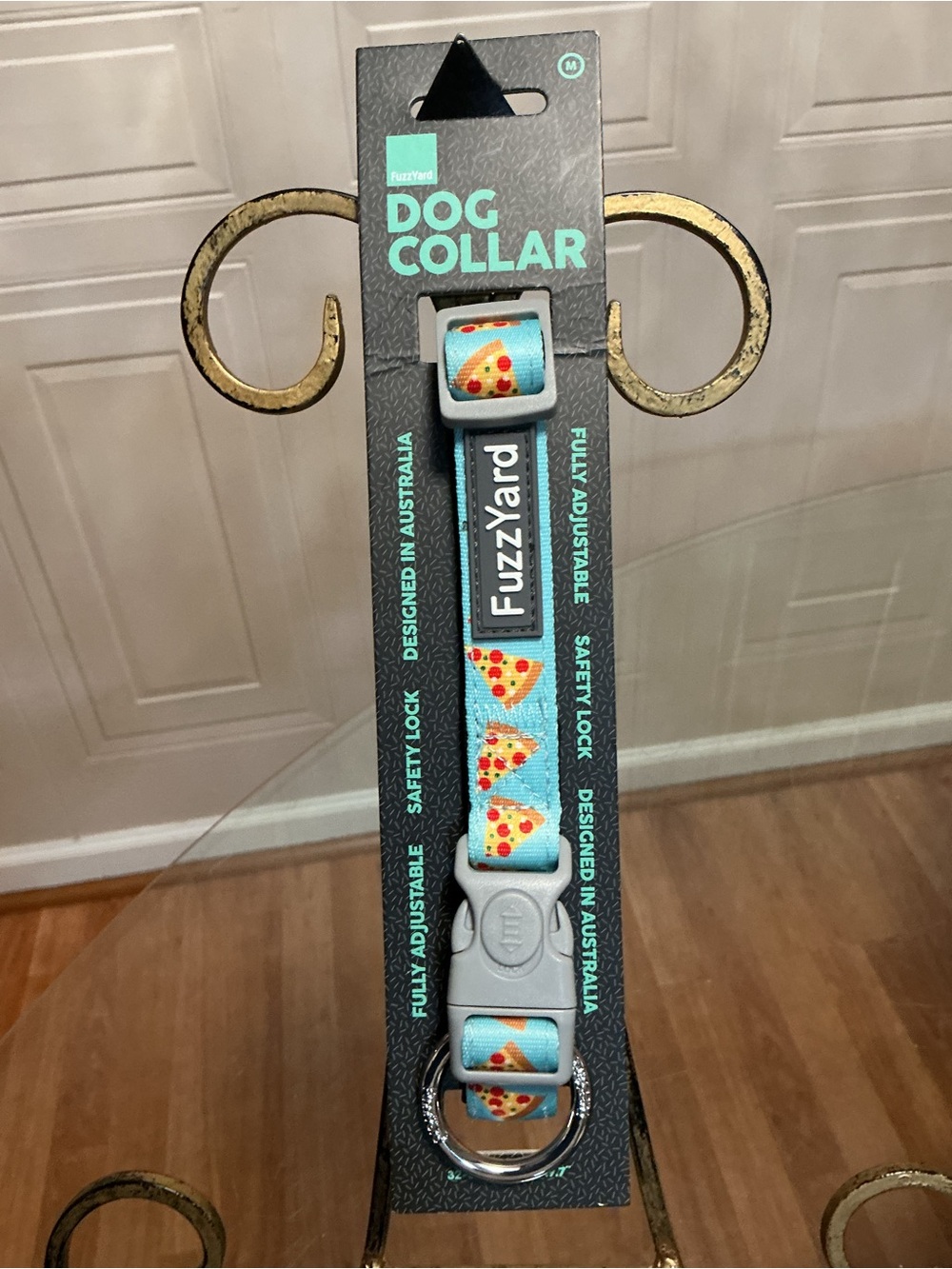Brand New FuzzYard Pizza Dog Collar NWT sz Medium